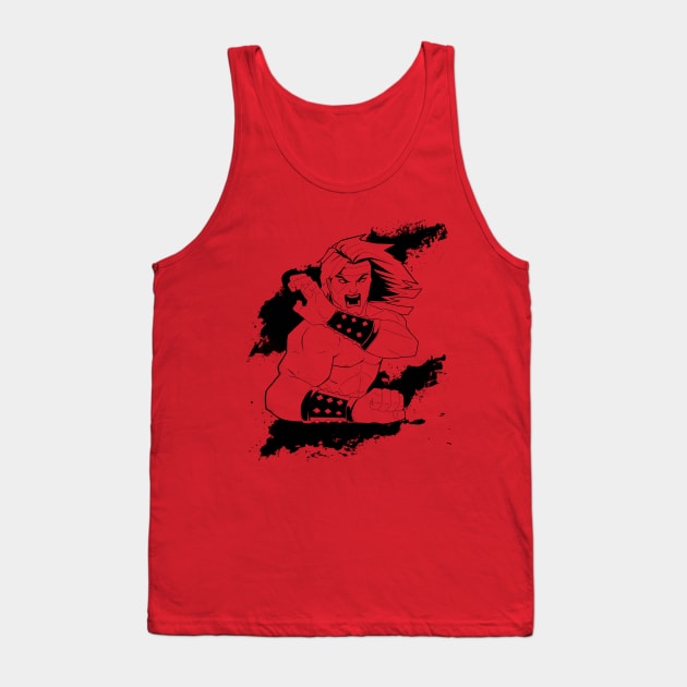 Liu Kang MK Ink (Black) Tank Top by CoolDojoBro